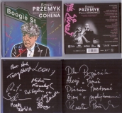 Płyta "Renata Przemyk śpiewa piosenki Leonarda Cohena" przekazana przez piosenkarkę. Na płycie znajdują się autografy całej ekipy artystów.