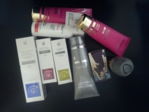 Zestaw kosmetyków dla całej rodziny. Prezent od Pani Jadwigi Szymańskiej.