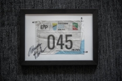 Nr startowy Aleksandry Mirosław. Zawodniczka KW Kotłownia Lublin startując z tym numerem we wrześniu w Rzymie, po raz ósmy poprawiła najlepszy wynik na świecie we wspinaczce sportowej na czas, i jednocześnie zapewniła sobie udział w igrzyskach olimpijskich w Paryżu 2024 - dar Marszałka Województwa Lubelskiego Jarosława Stawiarskiego