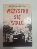 Książka autorstwa Pani Minister Joanny Muchy pt.: "Wszystko się stało". Zwycięzca licytacji otrzyma egzemplarz z autografem oraz specjalną dedykacją
