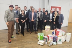 zbiórka na spotkaniu przedsiębiorców